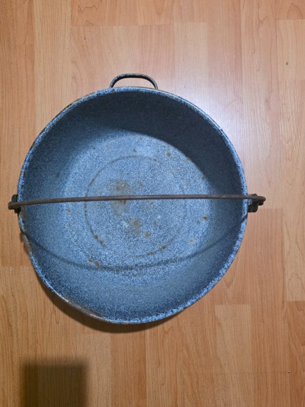 Vintage Enamel Goulash Kettle / Bogrács